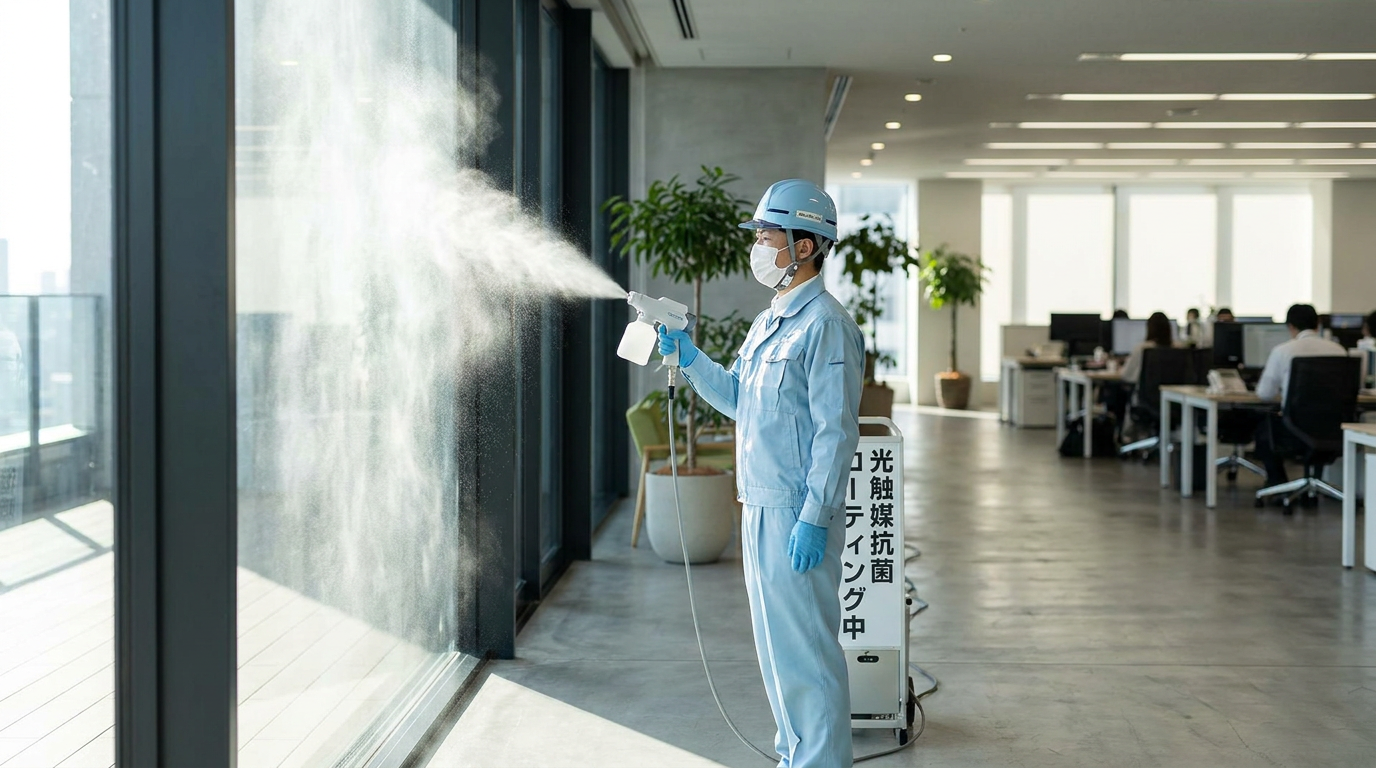 光触媒施工